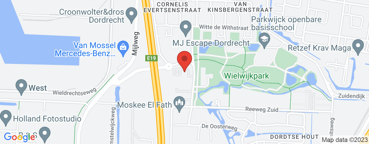 Google Maps afbeelding van de locatie van het incident. De locatie "51.7857286,4.652372199999999" is aangegeven met een rode marker.