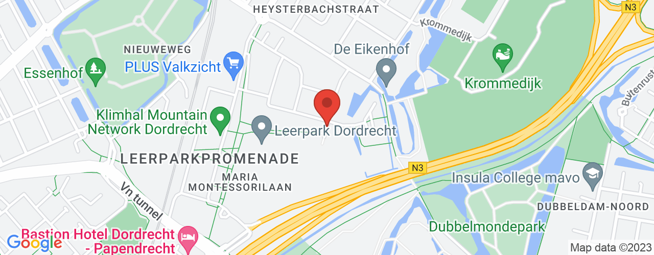 Google Maps afbeelding van de locatie van het incident. De locatie "51.7990739,4.6833535" is aangegeven met een rode marker.