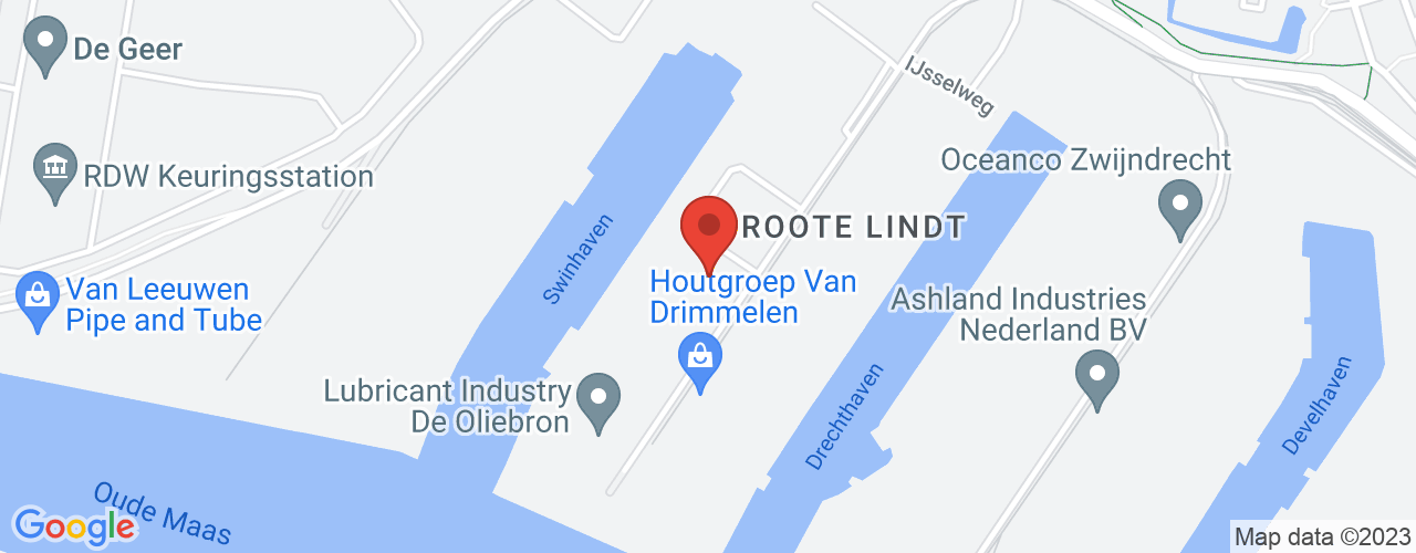 Google Maps afbeelding van de locatie van het incident. De locatie "51.8083638,4.6112249" is aangegeven met een rode marker.