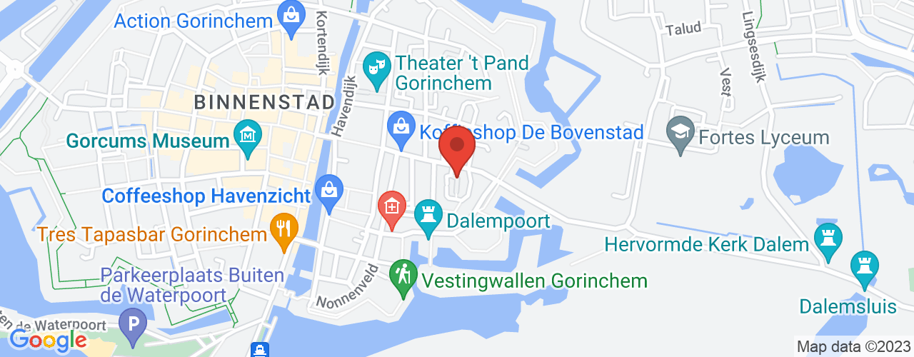 Google Maps afbeelding van de locatie van het incident. De locatie "51.8293101,4.9806754" is aangegeven met een rode marker.