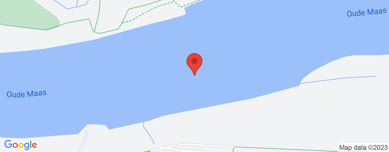 Google Maps afbeelding van de locatie van het incident. De locatie "51.83234276182022,4.474833174963351" is aangegeven met een rode marker.