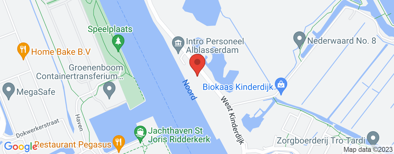 Google Maps afbeelding van de locatie van het incident. De locatie "51.8770333,4.631784199999999" is aangegeven met een rode marker.